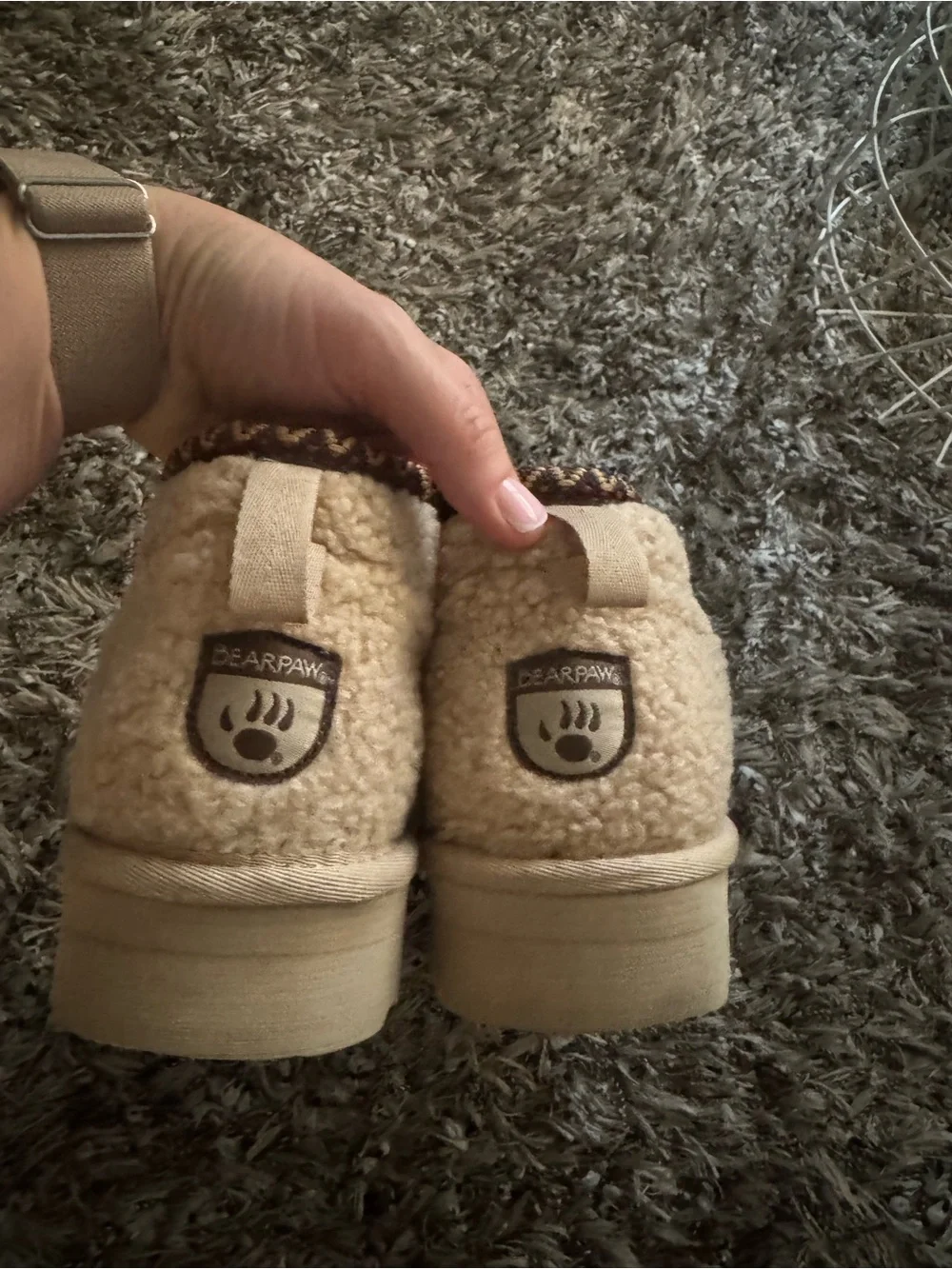Cream Sherpa Platform Slip-On Boots - Women